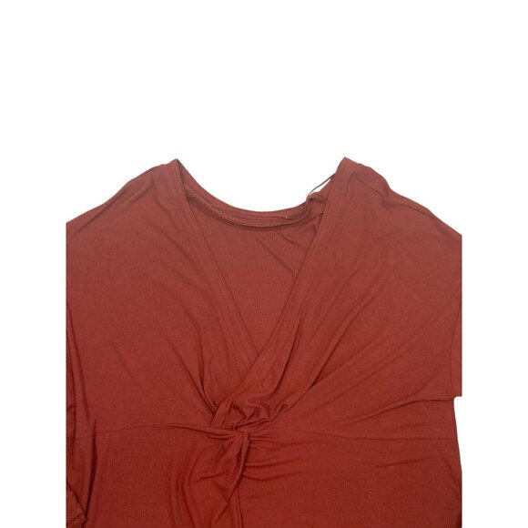 Free People Top Womens Size L Brown Boho Flowy Romantic Whimsical Festival Beach - Picture 7 of 10